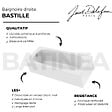 JACOB DELAFON - Baignoire droite 160 x 70 Bastille blanc brillant - vignette