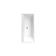 VILLEROY ET BOCH - Baignoire droite 160 X 75  Collaro acrylique stone white trop plein chrome - vignette