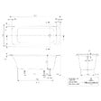 VILLEROY ET BOCH - Baignoire droite 160 X 70  Architectura acrylique - vignette