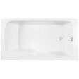 JACOB DELAFON - Baignoire bain douche Malice 160 x 85 cm version Droite, Blanc mat - vignette