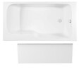 JACOB DELAFON - Baignoire bain douche Malice antidérapante + tablier niche 170 x 90 version droite - vignette