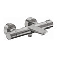 DURAVIT - Mitigeur bain douche thermostatique Wave inox brossé - vignette