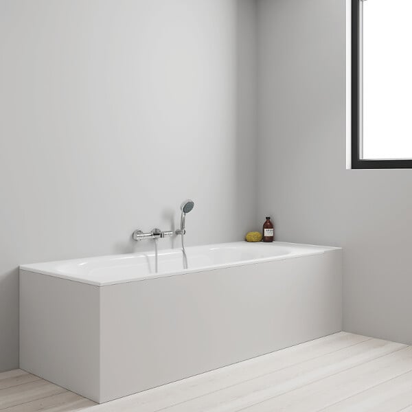 GROHE - Mitigeur de bain douche thermostatique Quickfix Precision Get + microfibre - large