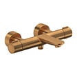 DURAVIT - Mitigeur bain douche thermostatique Wave bronze brossé - vignette
