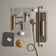 DURAVIT - Mitigeur bain douche thermostatique Wave bronze brossé - vignette