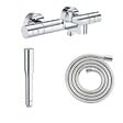 GROHE - Pack bain douche thermostatique Precision Get avec douchette stick 1 jet + Flexible 200 cm - vignette