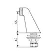 GROHE - Mitigeur baignoire thermostatique Grohtherm 800 Cosmopolitan 1/2 + Colonnettes Luxe chromé - vignette