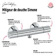 JACOB DELAFON - Mitigeur douche thermostatique Simone chrome - vignette