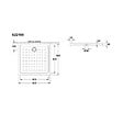 VILLEROY ET BOCH - Receveur O.NOVO extra plat - carré - Dimensions : 90 X 90 cm - Couleur : BLANC- réf : 62219001 - VILLEROY ET BOCH - vignette