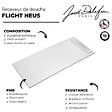 JACOB DELAFON - Receveur de douche antidérapant 140 x 90 Flight Neus acrylique rectangle blanc + bonde + capot - vignette