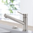 VILLEROY ET BOCH - Robinet cuisine rabattable  Como window acier massif - vignette