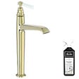 JACOB DELAFON - Mitigeur lavabo haut Cléo 1889 or beige + nettoyant Briochin - vignette