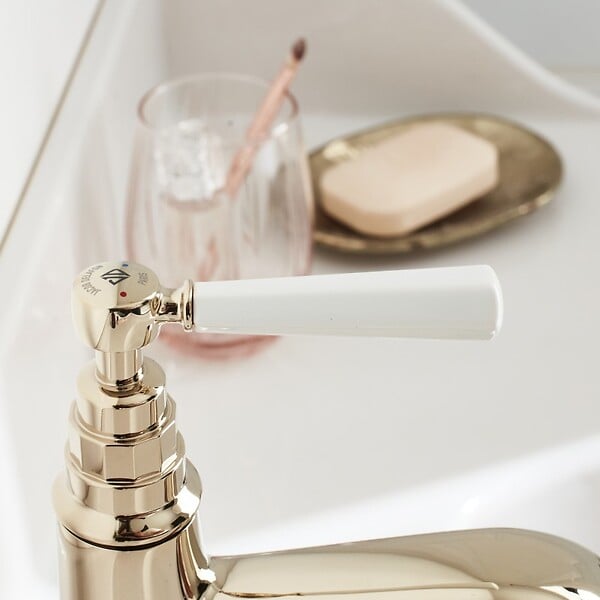 JACOB DELAFON - Mitigeur lavabo  Cléo 1889 Or beige - large