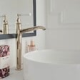 JACOB DELAFON - Mitigeur lavabo haut Cléo 1889 or beige - vignette