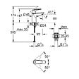 GROHE - Mitigeur lavabo Quickfix Start Edge taille S + nettoyant GrohClean - vignette