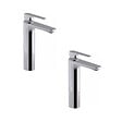 JACOB DELAFON - Lot de 2 mitigeurs lavabo haut Aleo+ sans vidage chromés - vignette