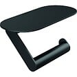 HANSGROHE - Porte-papier WC avec tablette noir mat - vignette