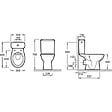 JACOB DELAFON - Lot de 2 WC à poser sans bride Patio + abattant - vignette