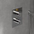 VILLEROY ET BOCH - Mitigeur thermostatique encastré 2 voies  Universal rectangle Chrome - vignette