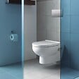 DURAVIT - Pack cuvette suspendue N°1 RIMLESS COMPACT (480 mm) - Profondeur: 480 mm - Hauteur: 400 mm - Largeur: 365 mm - Blanc - vignette