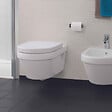 VILLEROY ET BOCH - WC suspendu sans bride  Architectura + abattant + Bâti-support ViConnect + Plaque de commande - vignette
