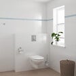 GROHE - Pack WC suspendu sans bride Bau Ceramic + abattant + plaque chromée + bâti Grohe - vignette