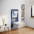 VILLEROY ET BOCH - Pack WC sans bride  Subway 2.0 avec abattant frein de chute + bâti Viconnect PRO + plaque blanche - vignette