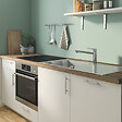 GROHE - Robinet de cuisine bec médium Start Flow Quickfix chromé + nettoyant GrohClean - vignette