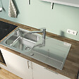 GROHE - Robinet de cuisine bec médium Start Flow Quickfix chromé + nettoyant GrohClean - vignette