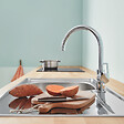 GROHE - Lot de 3 Mitigeurs cuisine Bauloop Bec haut chrome - vignette