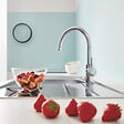 GROHE - Robinet de cuisine Start Classic Quickfix chromé + microfibre - vignette