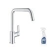 GROHE - Robinet de cuisine monocommande Start 2021 chromé + nettoyant GrohClean - vignette