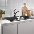 GROHE - Robinet de cuisine bec bas Start 2021 chromé + nettoyant GrohClean - vignette