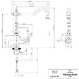 VILLEROY ET BOCH - Evier  Timbre d'office Tradition 1 cuve vidage auto + Robinet de cuisine Avia 2.0 Anthracite - vignette