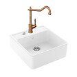VILLEROY ET BOCH - Evier  Timbre d'office Tradition 1 cuve vidage auto + Robinet de cuisine Avia 2.0 Bronze - vignette