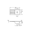 VILLEROY ET BOCH - Evier  Architectura 60 vidage auto + Robinet de cuisine Como Shower Acier Massif - vignette