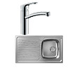 HANSGROHE - Evier 1 bac S21 inox + robinet de cuisine Focus M41 160 chromé - vignette