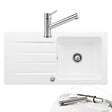 VILLEROY ET BOCH - Evier  Architectura 60 vidage auto + Robinet de cuisine Como Window Acier Massif - vignette
