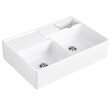 VILLEROY ET BOCH - Evier timbre d'office  Tradition 89,5 x 63 céramique vidage auto blanc - vignette