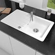 VILLEROY ET BOCH - Evier 86 x 51 cm  Architectura 50 Blanc + Robinet cuisine Bauloop - vignette