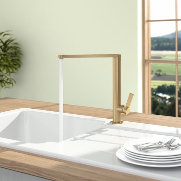 VILLEROY ET BOCH - Robinet cuisine  Finera or mat - large