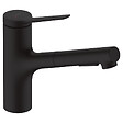 HANSGROHE - Robinet de cuisine avec douchette Zesis M33 150 sBox 2 jets noir mat - vignette