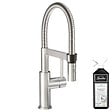 VILLEROY ET BOCH - Robinet cuisine  Steel expert compact acier massif + nettoyant - vignette