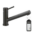 VILLEROY ET BOCH - Robinet cuisine rabattable  Como Shower window Anthracite + nettoyant - vignette