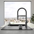 VILLEROY ET BOCH - Robinet cuisine  Steel expert compact anthracite - vignette