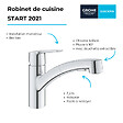 GROHE - Robinet de cusine avec douchette Start 2021 + nettoyant GrohClean - vignette