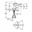GROHE - Robinet de cusine avec douchette Start 2021 + nettoyant GrohClean - vignette