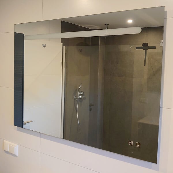BURGBAD - Miroir LED 120 cm Olena tactile et antibuée - large