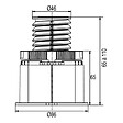 JACOB DELAFON - Kit de réhausse 5 pieds compatible receveurs Ipso et Gaspard - vignette
