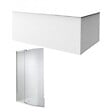 JACOB DELAFON - Tablier bain compatible toutes baignoires rectangulaires, installation angle, 180x90x60cm, Blanc + Pare bain Malice Jacob Delafon - vignette